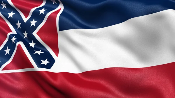 Bandera del estado de Mississippi — Foto de Stock