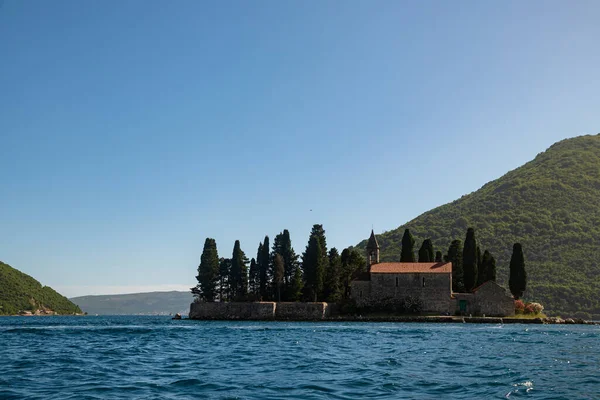 Boka Kotor Bay Città Perast Montenegro Adriatico Bellissimo Centro Storico — Foto Stock