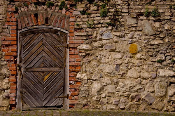 Alte Festungstür — Stockfoto