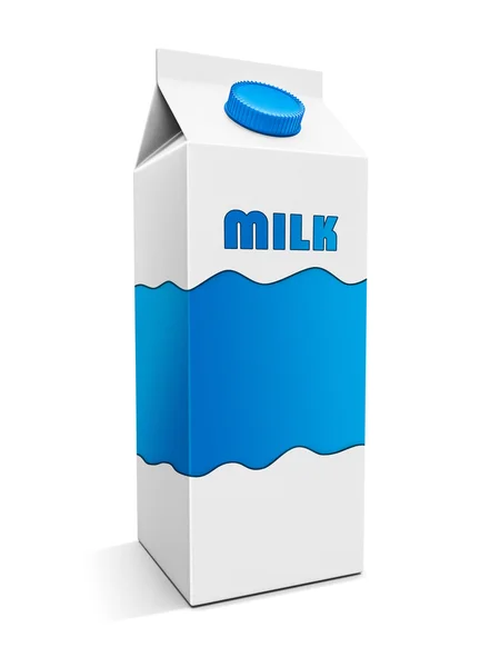 Mjölk box — Stockfoto