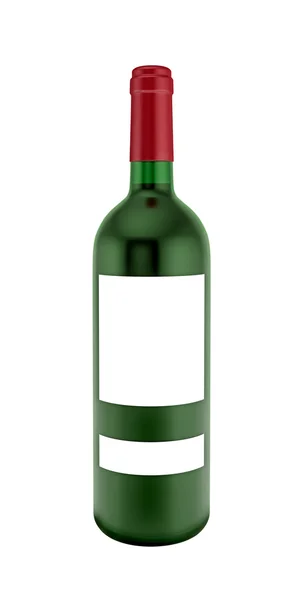 Botella de vino tinto —  Fotos de Stock