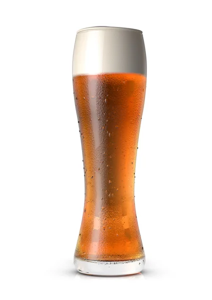 Келих пива — стокове фото