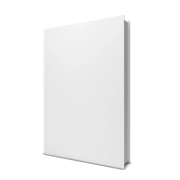 Um único livro em branco. ilustração 3d isolado no fundo branco — Fotografia de Stock