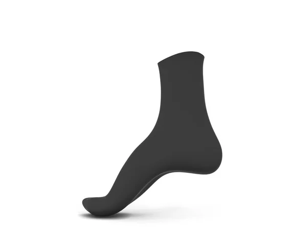 Boş Pamuk Çorap Modeli Illüstrasyon Beyaz Arkaplanda Izole Edildi — Stok fotoğraf