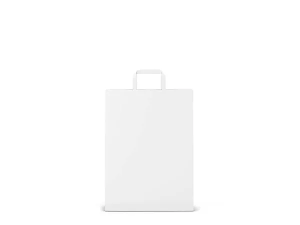 Une Maquette Vide Sac Provisions Illustration Isolée Sur Fond Blanc — Photo