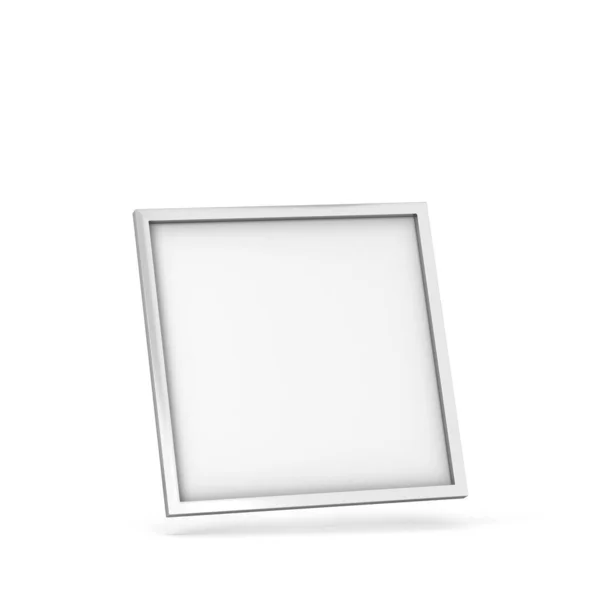 Quadro Simples Ilustração Isolado Fundo Branco — Fotografia de Stock