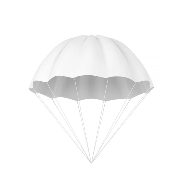 Simple Paracaídas Ilustración Aislada Sobre Fondo Blanco — Foto de Stock