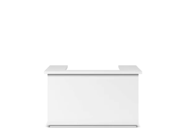 Modelo Bancada Contador Ilustração Isolado Fundo Branco — Fotografia de Stock