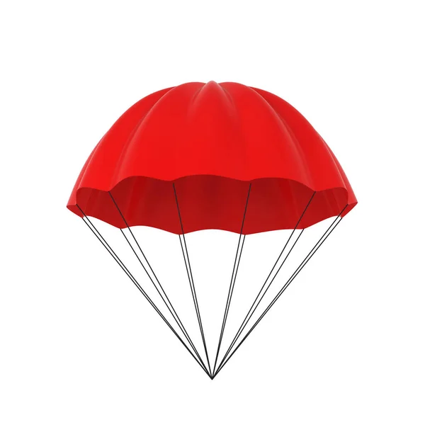 Simple Parachute Illustration Isolée Sur Fond Blanc — Photo