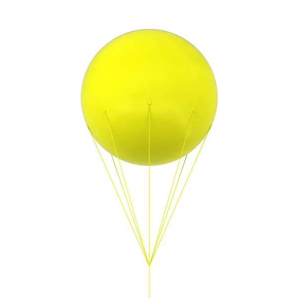 Ballon Publicitaire Gonflable Dans Ciel Illustration Isolée Sur Fond Blanc — Photo