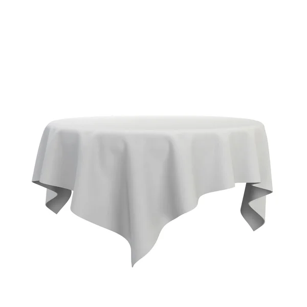 Toalha de mesa em branco — Fotografia de Stock