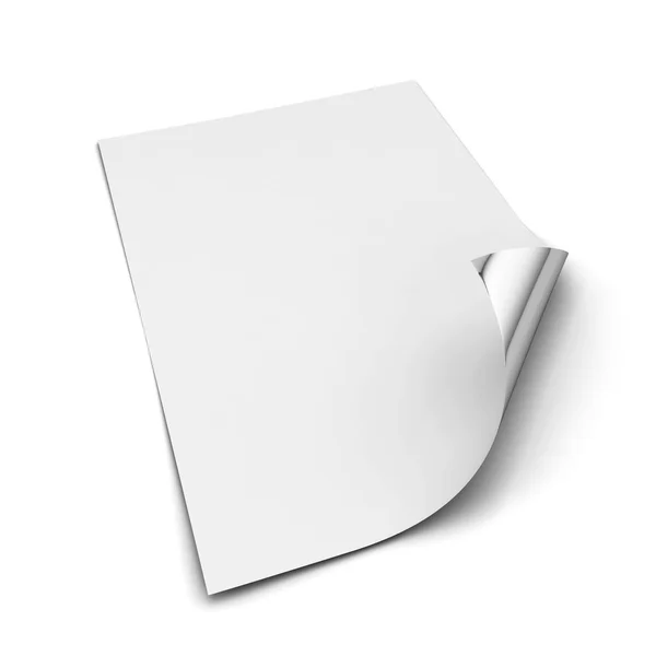 Blatt a4 Papier — Stockfoto