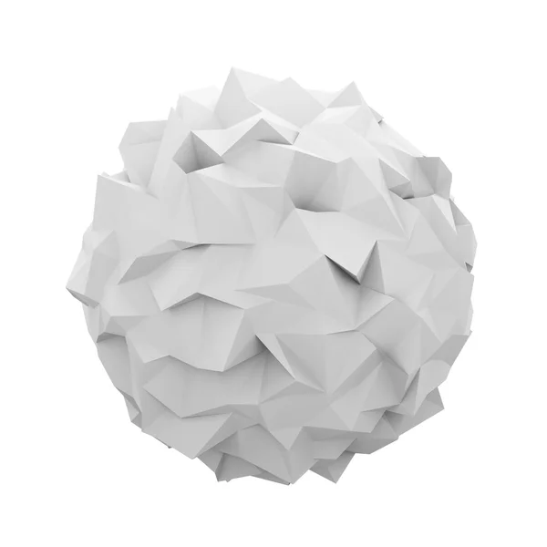 Abstract polygonal sphere — Stock Photo, Image