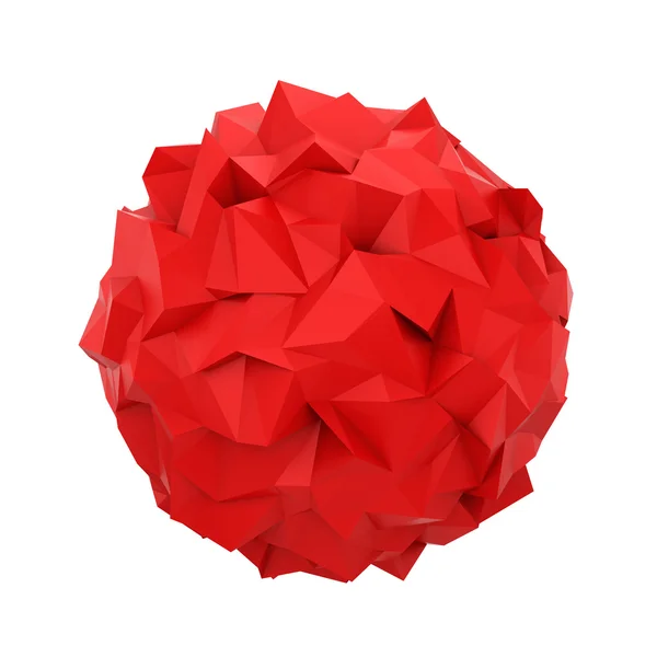 Abstract polygonal sphere — Stock Photo, Image