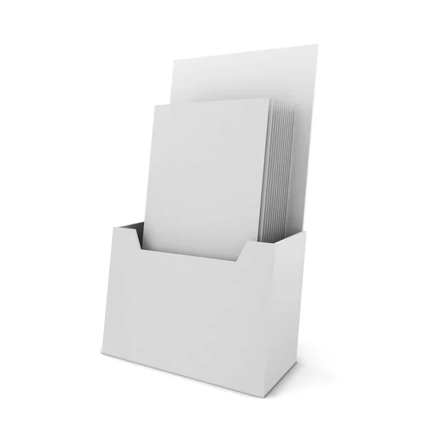 Brochure holder — Stock Photo, Image