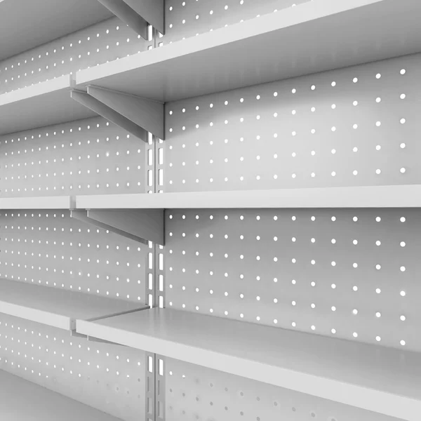 Store shelves — Stock Photo, Image