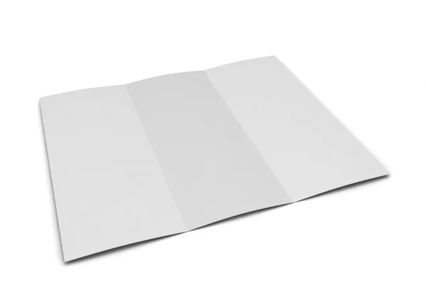 Blank trifold — Stock Photo, Image