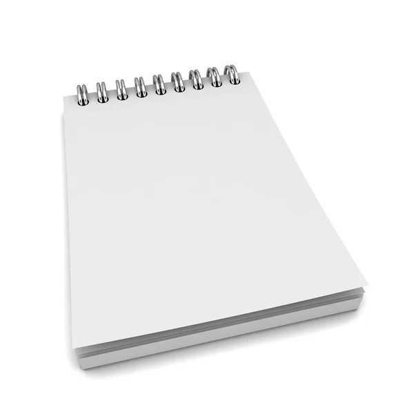 Cuaderno en blanco — Foto de Stock