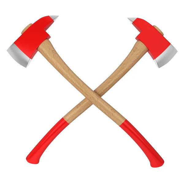 Firefighter axes — Stock Photo, Image
