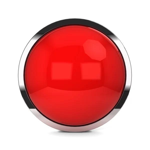 Botão redondo — Fotografia de Stock