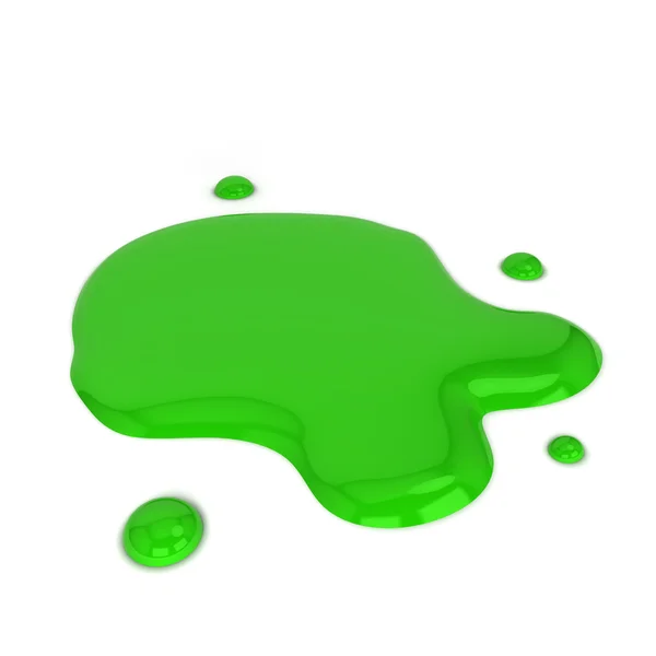 Green puddle — Stock Photo, Image