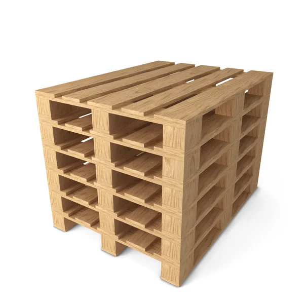 Houten pallets — Stockfoto