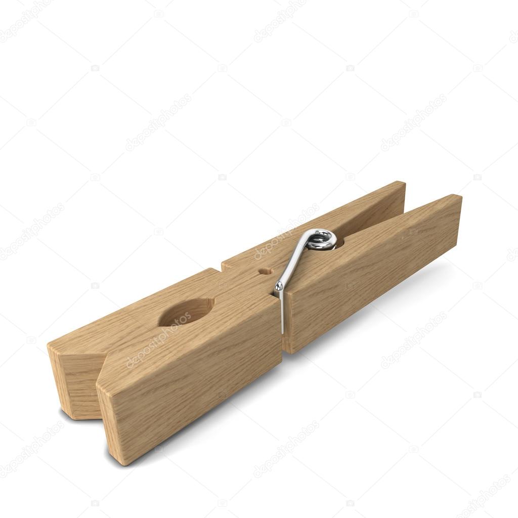 Wooden Clothespins Stock Photo - Download Image Now - Clothespin, Wood -  Material, Cut Out - iStock
