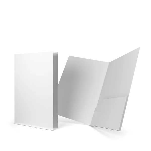 Pasta de papel em branco — Fotografia de Stock