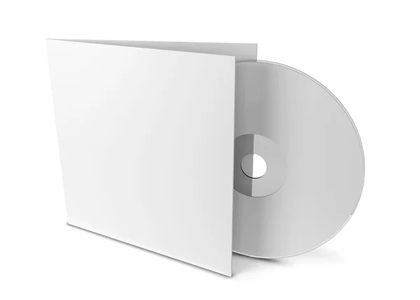 Imágenes: portada de CD en blanco | Portada del cd en blanco — Foto de