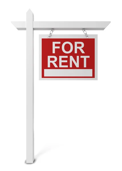 House for rent sign — Stock Photo, Image