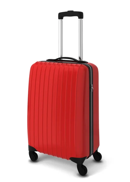 Red suitcase — Stock Photo, Image