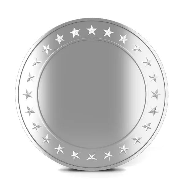 Срібна монета — стокове фото