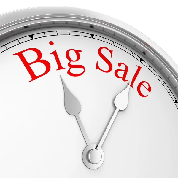Time for big sale — Stock Photo, Image