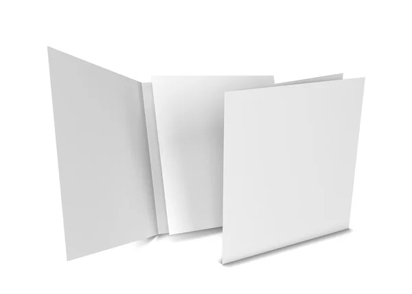 正方形のパンフレット — ストック写真