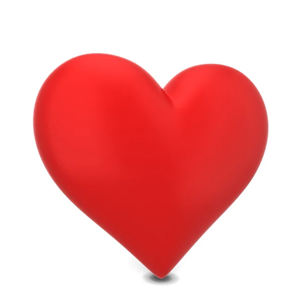 Red heart. 3d illustration — Stock Photo, Image