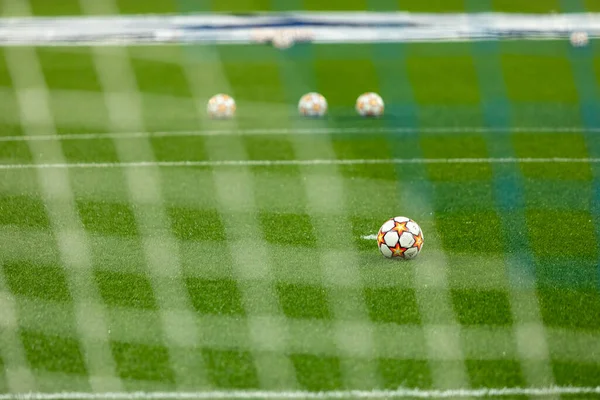 Kyiv Ukraine September 2021 Uefa Champions League Ball Field Uefa — Stock Photo, Image