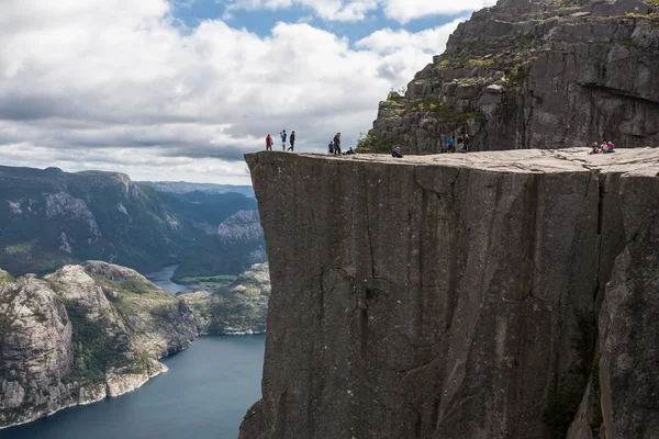 Roccia Pulpito a Lysefjorden (Norvegia) ) — Foto Stock