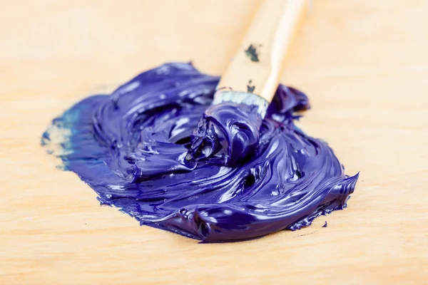 Macro of oil paint. — Stock Photo, Image