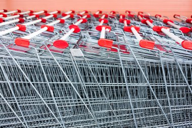 Alışveriş sepetlerini satır