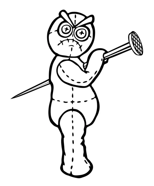 Boyalı Voodoo doll