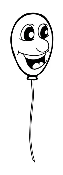 Luftballon mit Lächeln — Stockvektor