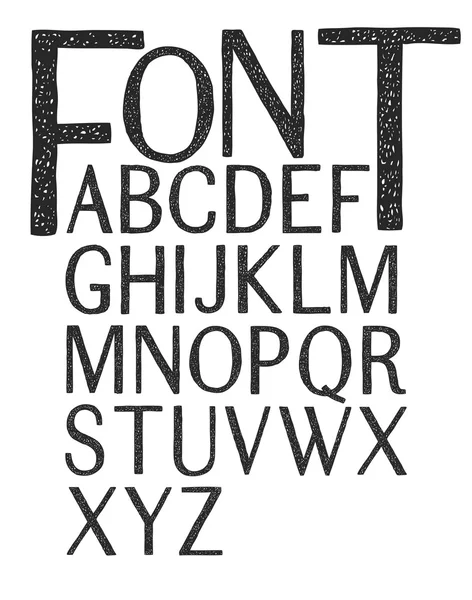 Handzeichnung Typografie — Stockvektor