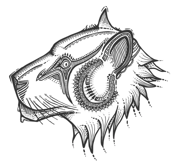 Голова льва — стоковый вектор