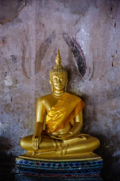 Estátua Buda Estilo Antigo Tailândia — Fotografia de Stock