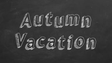 Tahtada el çizimi ve animasyon metni 