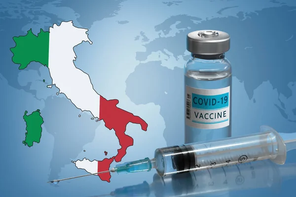 Vaccination in Italy — Stock Photo, Image