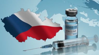 Çek Cumhuriyeti 'nde aşı kampanyası.