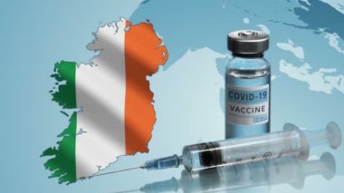 İrlanda 'da aşı kampanyası. Dünyada koronavirüsle mücadele