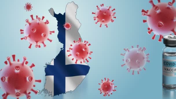 Campagne de vaccination en Finlande. La lutte contre le coronavirus dans le monde — Video