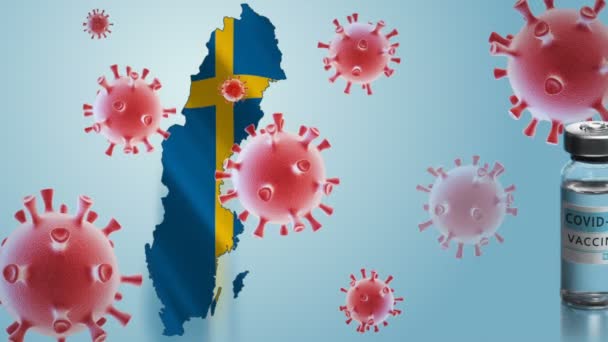 Campagne de vaccination en Suède. La lutte contre le coronavirus dans le monde — Video